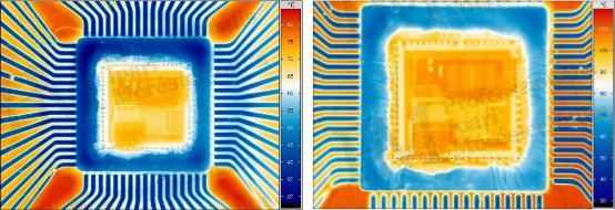 Modern Thermal Cameras from a Professional Perspective (VI) - Resolution achievable with microscope lens (source: Infratec)